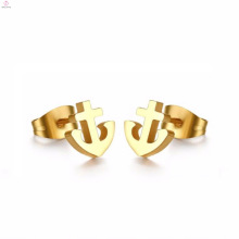 2017 China Costume Fashion New Design Gold Earrings Jewelry